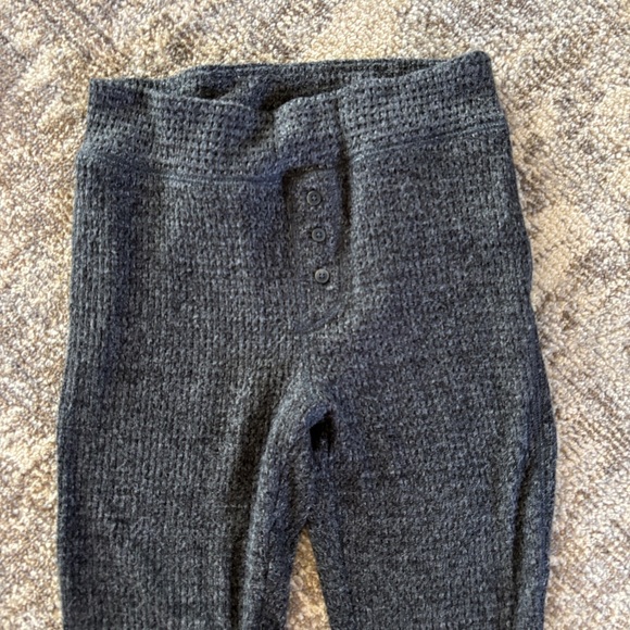 Aerie | NWT matching waffle charcoal gray sleepwear sweater set - Picture 13 of 16